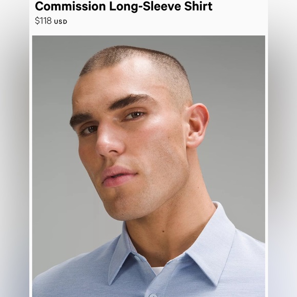 LULULEMON NWT SUPER COMFORTABLE! Men's Med Commission Lng Sleeve dress Shirt - Picture 4 of 10